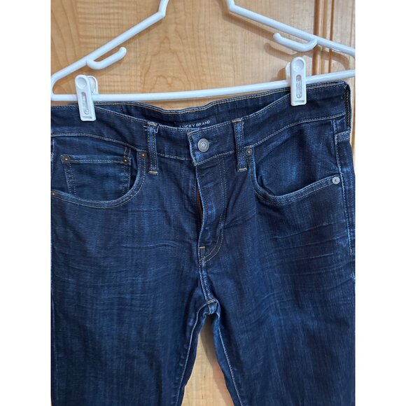 Lucky Brand Mens Dark Wash Straight Leg Jeans Size 30/32 - Picture 3 of 7